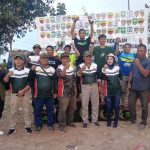 Babak final Kejuaraan Super grasstrack Dan Motor cross di kampung Tumang.kecamatan Siak.kabupaten siak.Provinsi Riau 