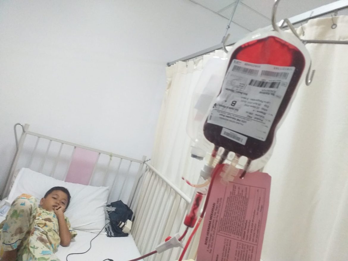 Anak 8 Tahun Penderita Anemia Aplastik di Desa Kutaampel Batujaya Butuh Bantuan