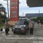 *Paska Kenaikan BBM, Personil Polsek Batang Kuis Rutin Laksanakan Patroli Monitoring SPBU*