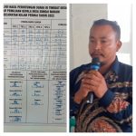 Pilkades Desa Sungai Maram Di Menangkan Sugiyanto Nomor Urut 03.