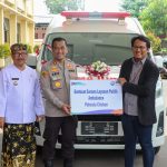 Polresta Cirebon Terima Bantuan Satu Unit Mobil Ambulance dari Bank BRI