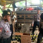 Operasi Pekat Satsamapta Polresta Cirebon Amankan Ratusan Botol Miras