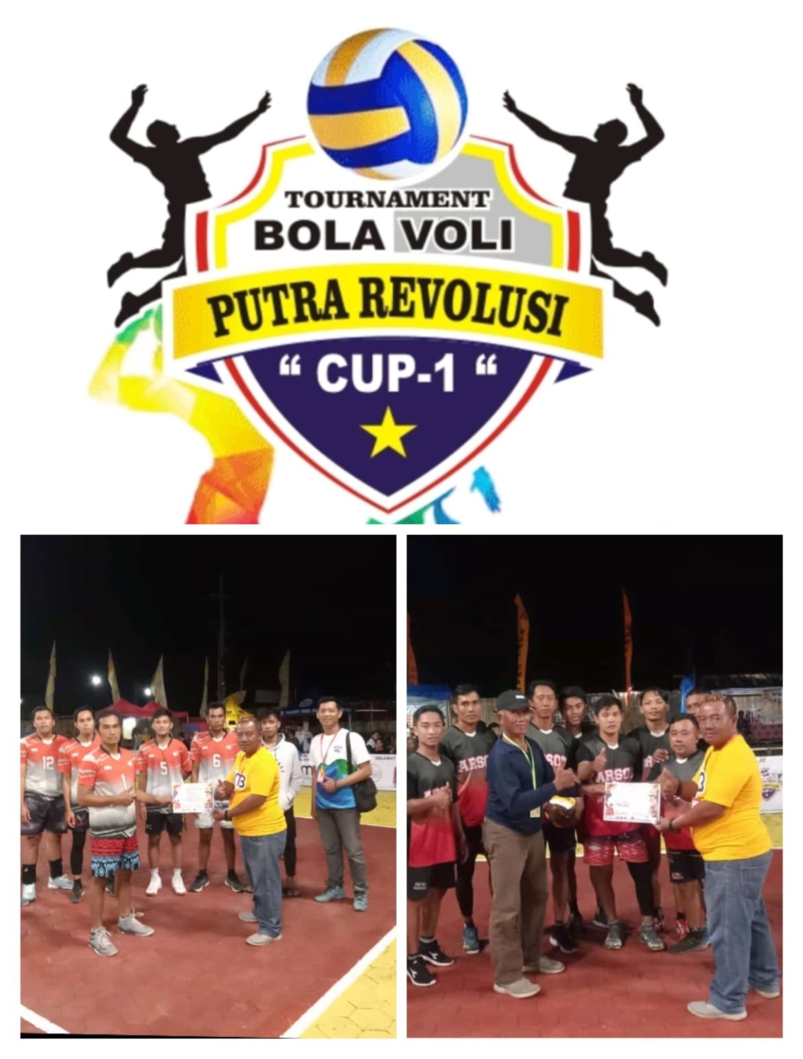 Resmi Di Gelar…!!! Open Tournament Bola Voli Putra Revolusi Cup 1 Di Desa Padang