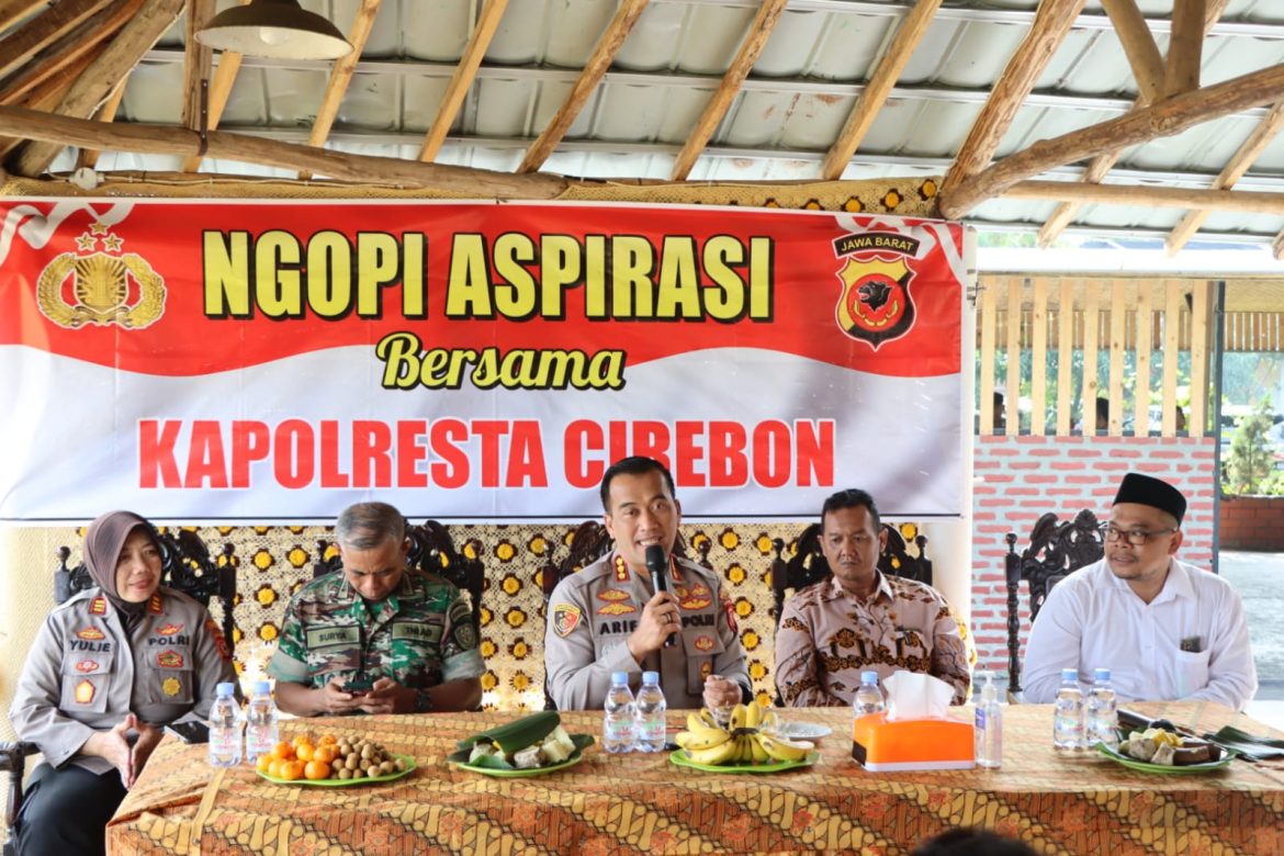 Kapolresta Cirebon Gelar Ngopi Aspirasi Bersama Berbagai Unsur Masyarakat Talun