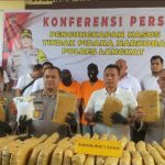 Press Release Terkait Tindak Pidana Narkotika di Wilayah Hukum Polres Langkat Polda Sumut