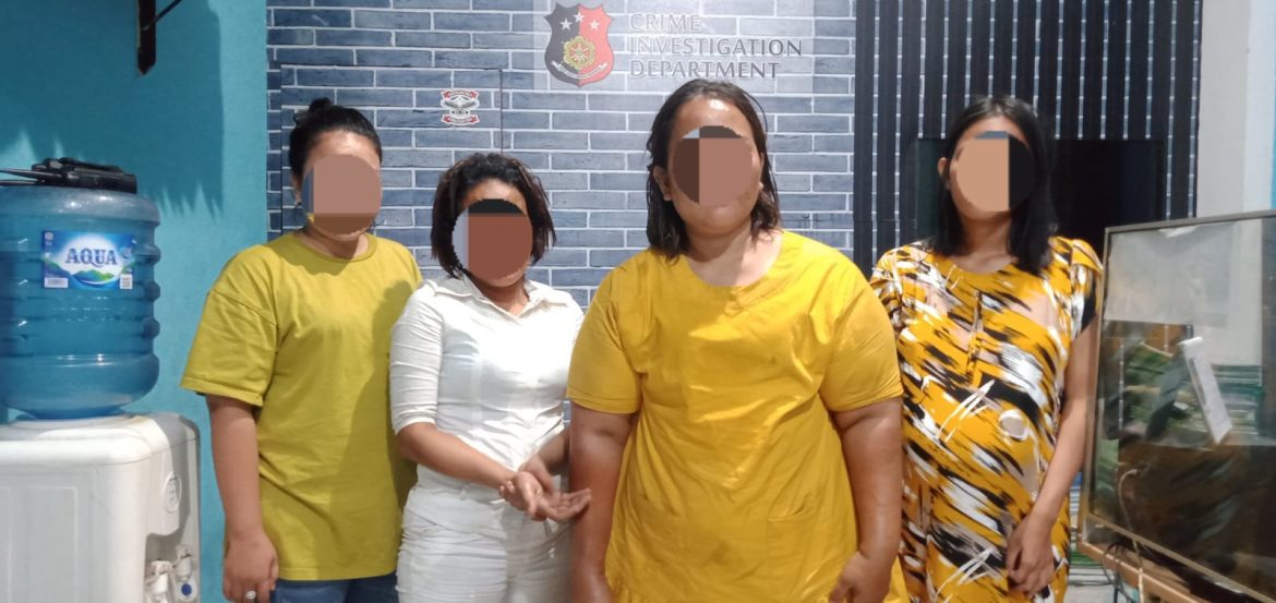 Diduga Mencuri, 4 Wanita Asal Kota Medan Diamankan Sat Reskrim Polres Tebing Tinggi