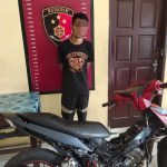 Team Opsnal Polsek Tanjung Morawa Polresta Deli Serdang amankan Pelaku Pencuri Sepeda Motor