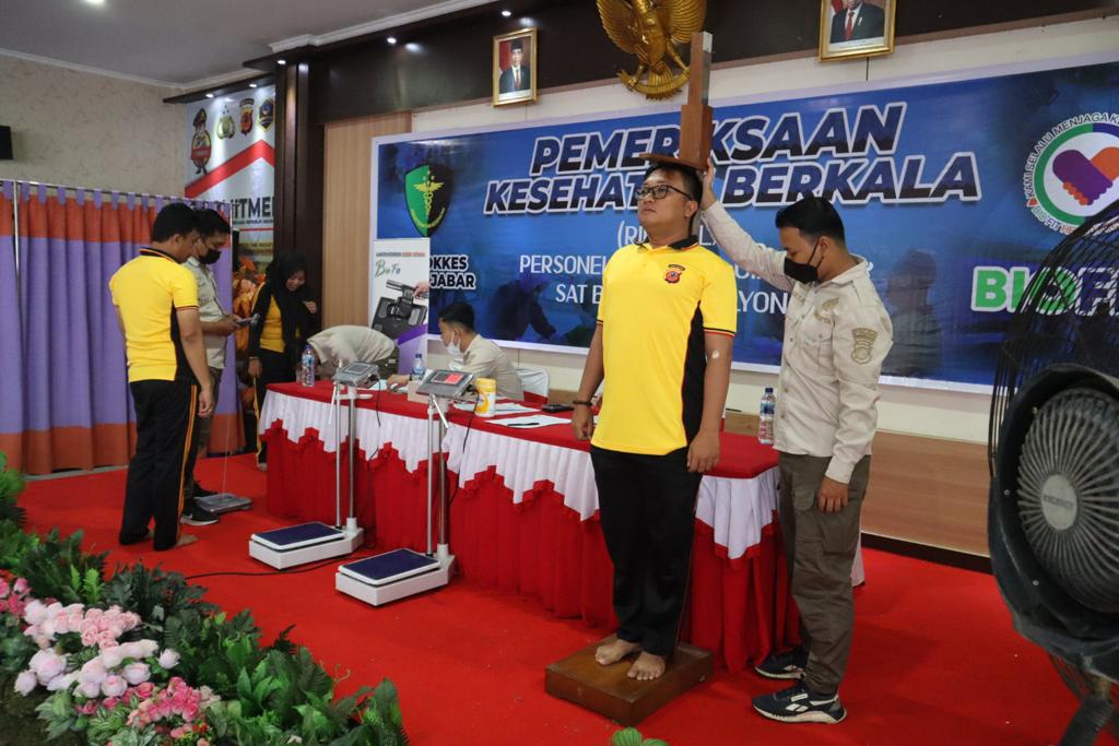 Ratusan Personel Polresta Cirebon Jalani Rikkesla