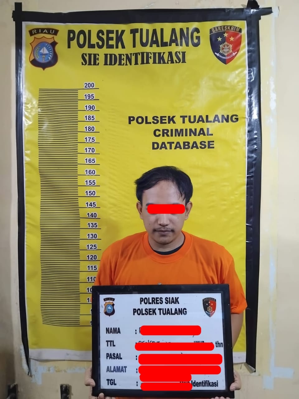 Diduga Gelapkan Uang Puluhan Juta Rupiah, Warga Perawang Ditangkap Tim Opsnal Polsek Tualang